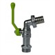 Best Quality Strong Built Brass Hose Bib Tap/ Garden Hose 2-way Water Taps with ball valve