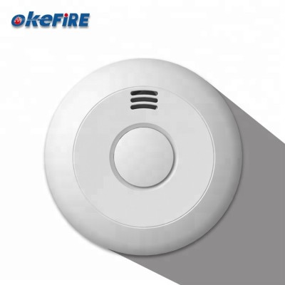 Okefire ABS Wireless Cigarette Smoke Detector Fire Alarms For Home