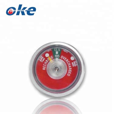 Okefire Classic Bourdon Tube Pressure Gauge Of Fire Extinguisher