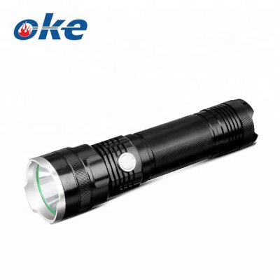 Strong Light 3.7v Rechargeable Led Aluminium Flashlight