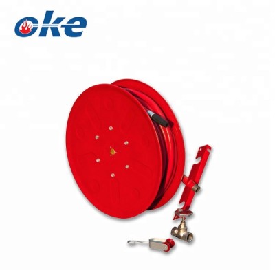 Hot Sale 30M Fixed Manual Retractable Fire Hose Reel