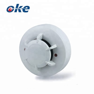 Celling Mounted 4 Wired Network Smoke Detector Meet CE EN54-7