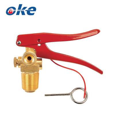 High Pressure CO2 Fire Extinguisher Brass Valve With Shank