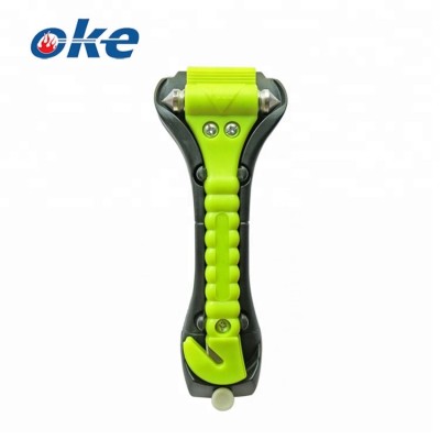 Safety Emergency Hammer with Seatbelt Cutter Glow In The Dark