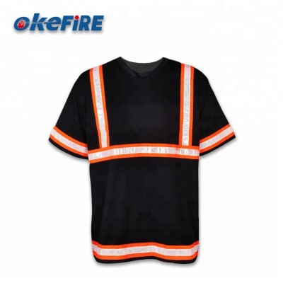 Okefire 100% Polyester Short Sleeve Men's Reflective Safety Clothing