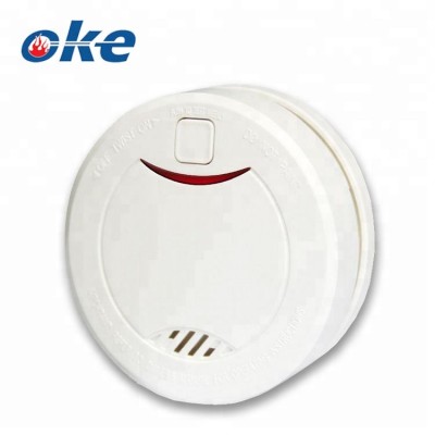 10 Years 3V Stand Alone Photoelectric Gsm Cigarette Fire Alarm Smoke Detector With CE