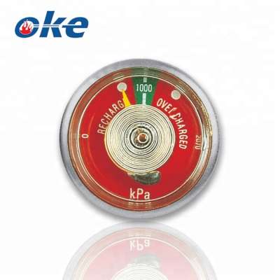 Fire Extinguisher Bourdon Tube Pressure Gauge Manometer