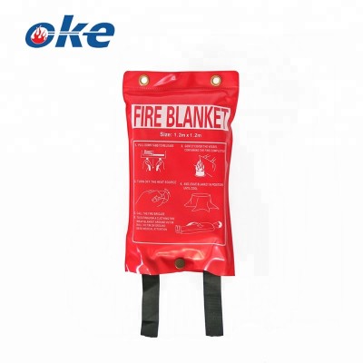 1.2 x 1.2M Emergency Fire Blanket with Soft Bag