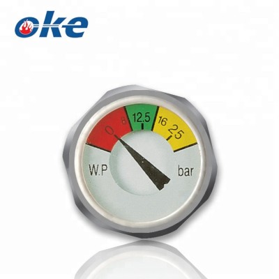 Okefire 12.5 Bar Bourdon Tube Pressure Gauge