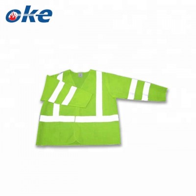 Okefire Reflective Safety 100% Polyester Vest With Long Sleeve