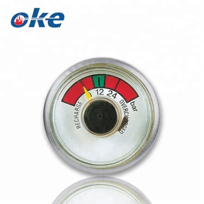 Bourdon Tube Fire Extinguisher Pressure Indicator